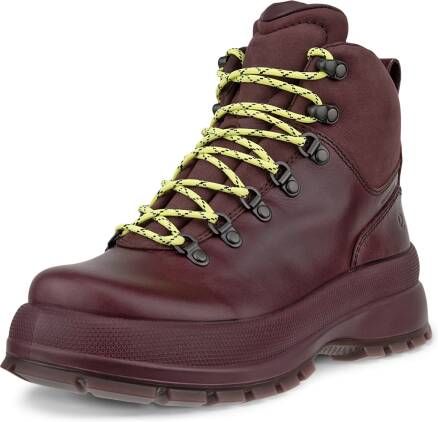 ECCO Track 30 W Dames leren waterdichte veterboots Purper Size: 35 (UK 2.5-3)