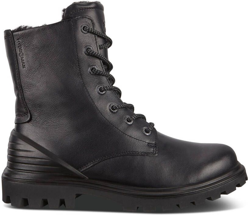 ECCO Tredtray K Kinderen leren veterboot Zwart Size: 36 (UK 3.5)