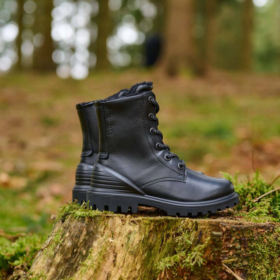 ECCO Tredtray K Kinderen leren veterboot Zwart Size: 31 (UK 12.5-13)