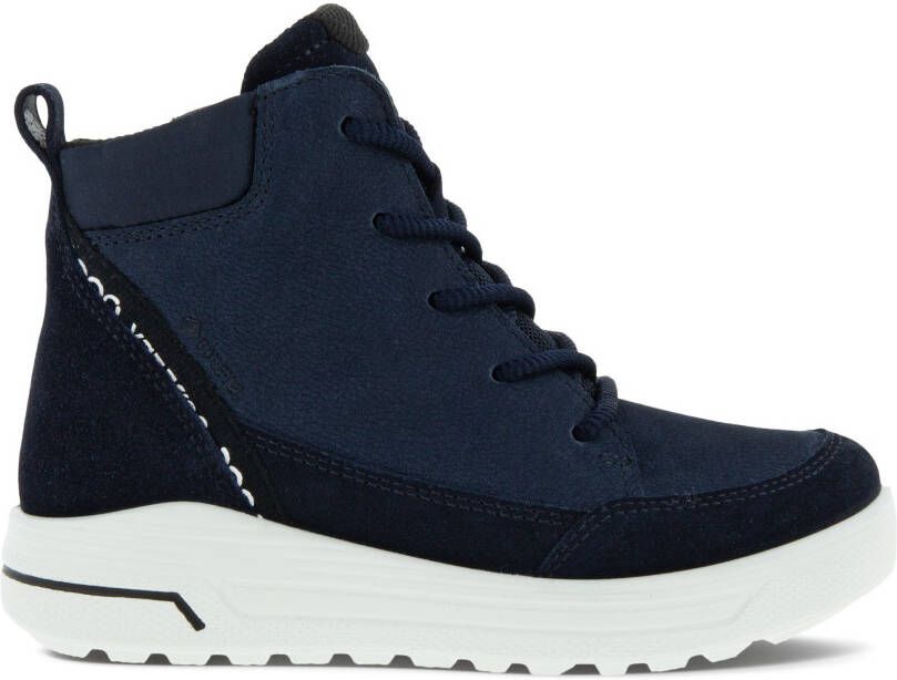 ECCO Urban Snowboarder Kinderen winterlaars van nubuck met Gore-Tex Marineblauw Size: 36 (UK 3.5)