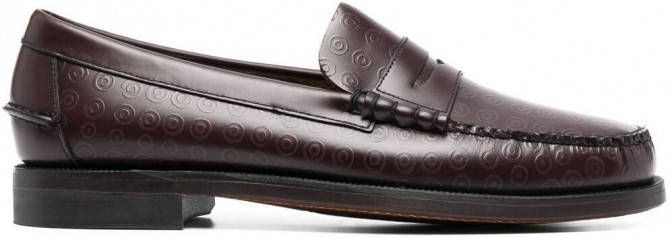 10 CORSO COMO Dan leren loafers Rood