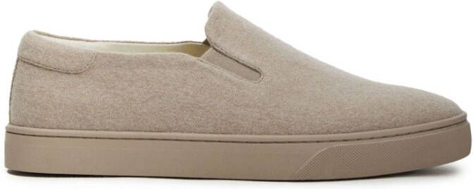 12 STOREEZ Sneakers met ronde neus Beige