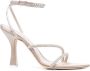 3juin Sandalen verfraaid met kristal Beige - Thumbnail 1