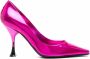 3juin Leren stiletto pumps Roze - Thumbnail 1