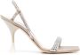 3juin Eloise leren sandalen Beige - Thumbnail 1