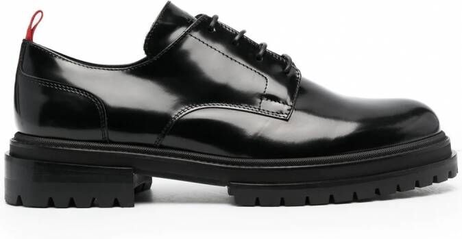 424 Payton lakleren Oxford schoenen Zwart