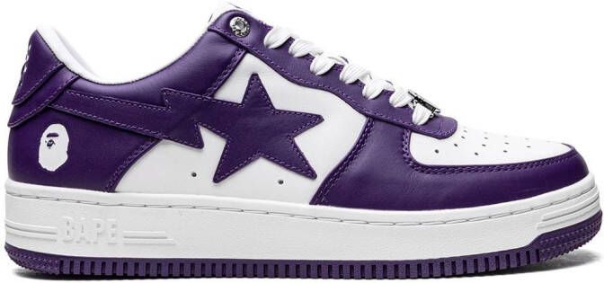 A BATHING APE BAPE STA #1 low-top sneakers Paars