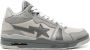 A BATHING APE Clutch STA leren sneakers Grijs - Thumbnail 1