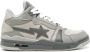 A BATHING APE Clutch STA leren sneakers Grijs - Thumbnail 1