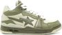 A BATHING APE Clutch STA leren sneakers Groen - Thumbnail 1