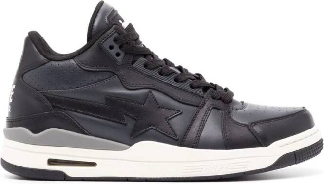 A BATHING APE Clutch STA#1 leren sneakers Zwart