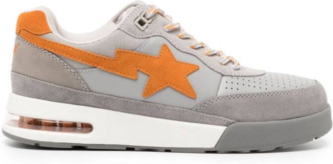 A BATHING APE Road Sta #1 leren sneakers Grijs