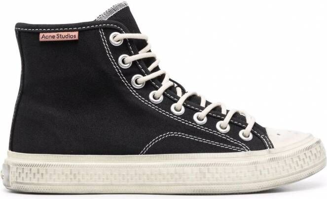 Acne Studios Ballow high-top sneakers Zwart