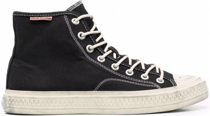 Acne Studios Ballow high-top sneakers Zwart