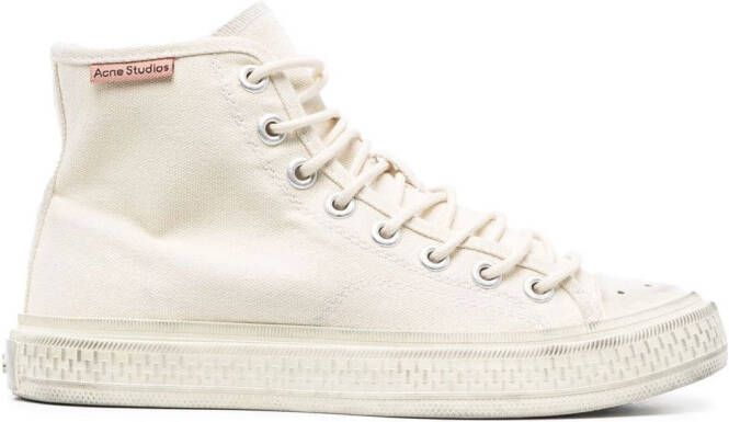 Acne Studios Ballow High Tumbled sneakers Beige