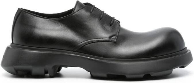 Acne Studios Leren derby schoenen Zwart