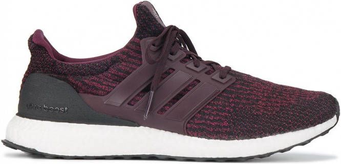 Adidas Burgundy Ultraboost Sneakers Rood