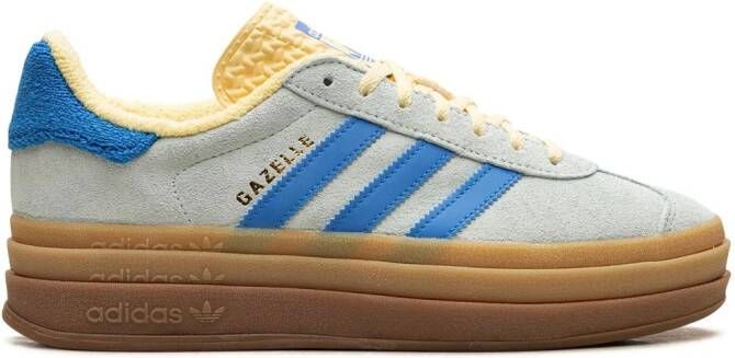 adidas Gazelle Bold "Almost Blue Yellow" sneakers Blauw