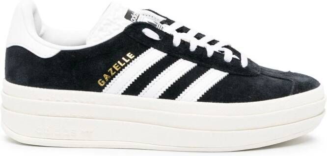 adidas Gazelle Bold sneakers met plateauzool Zwart