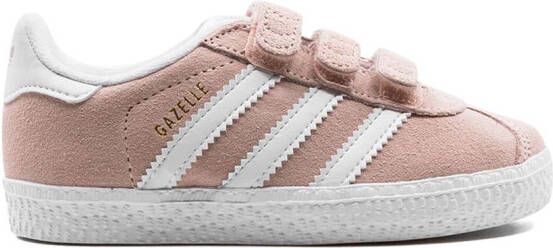 Adidas Kids Gazelle sneakers met klittenband Roze