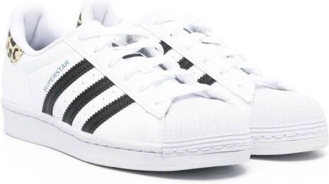 Adidas Kids Superstar low-top sneakers Wit