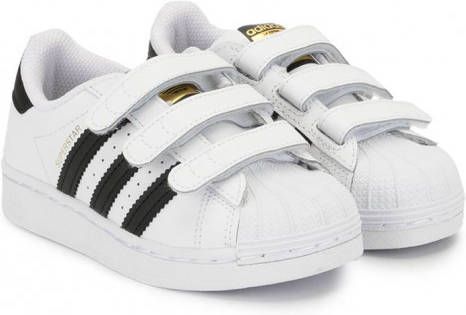 adidas Kids Superstar sneakers met klittenband Wit