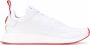 Adidas NMD_R2 Primeknit sneakers Wit - Thumbnail 1