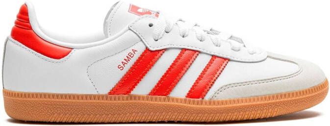Adidas Samba "White Solar Red" sneakers Wit