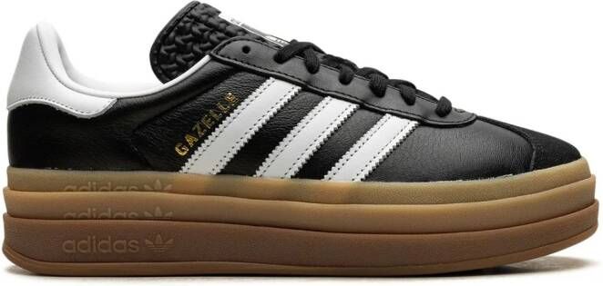 Adidas x atmos Gazelle Bold "Black White Gum" sneakers Zwart