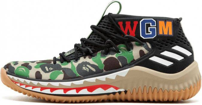 Adidas X BAPE 4 sneakers Zwart