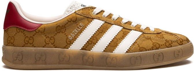 adidas x Gucci Gazelle low-top sneakers Beige