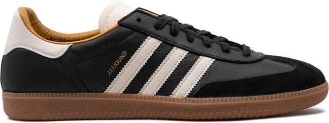 Adidas x JJJJound Samba OG "Core Black Off White-Gum" sneakers Zwart