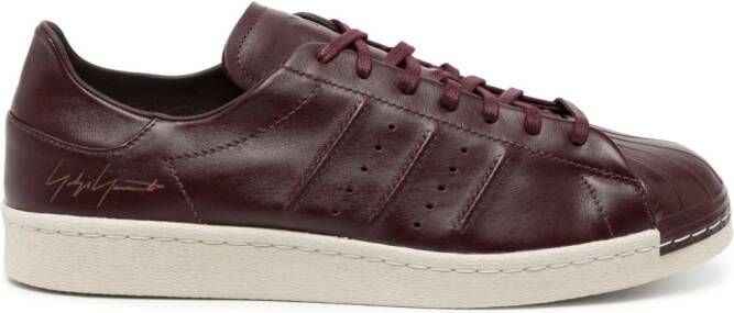 adidas Y-3 Superstar leren sneakers Rood