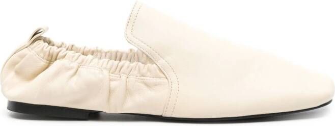 A.EMERY Delphine leren loafers Beige