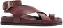 A.EMERY Jalen leren sandalen Rood - Thumbnail 1