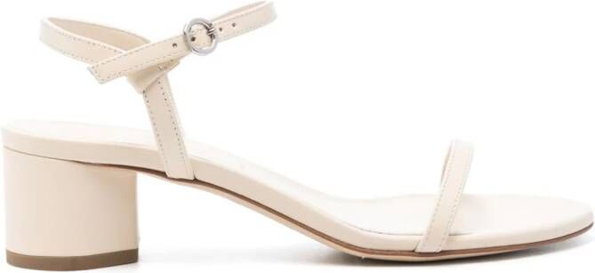 Aeyde Immi leren sandalen Beige