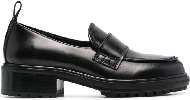 Aeyde Leren loafers Zwart