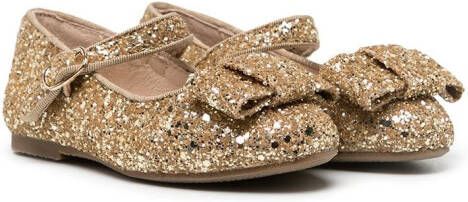 Age of Innocence Ellen ballerina's met glitter Goud