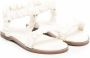 Age of Innocence Kyle leren sandalen met ruches Beige - Thumbnail 1