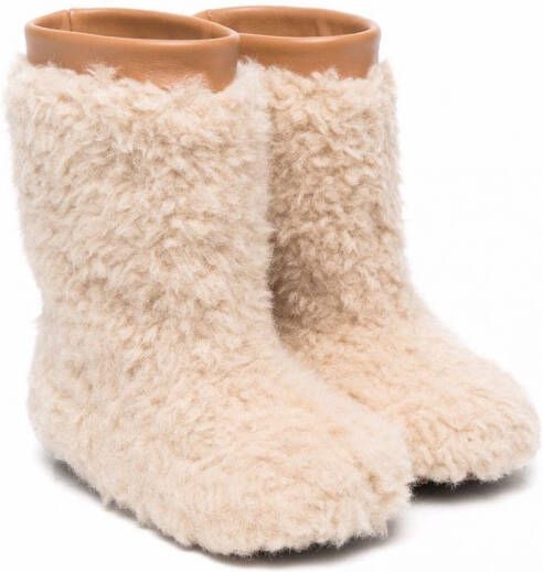 Age of Innocence Yeti snowboots van imitatie lamswol Beige