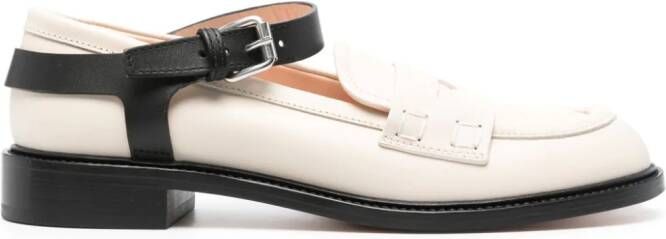 AGL Olivia leren loafers Beige