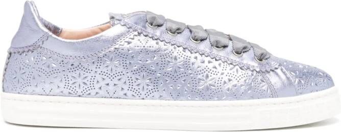 AGL Sade Spring leren sneakers Zilver