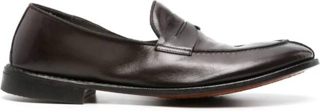 Alberto Fasciani Homer leren loafers Bruin