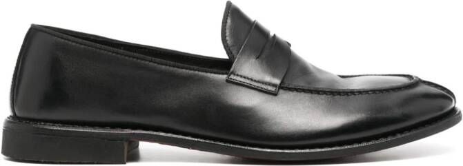 Alberto Fasciani Homer leren loafers Zwart