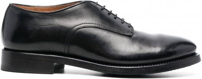 Alberto Fasciani Oxford leren veterschoenen Zwart