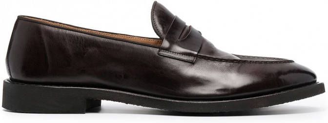 Alberto Fasciani Loafers met gepolijste afwerking Bruin