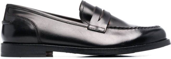 Alberto Fasciani Zoe leren loafers Zwart