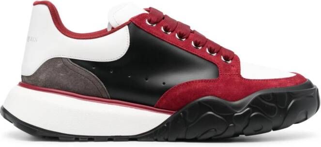 Alexander McQueen Sneakers met colourblocking Zwart Schoenen