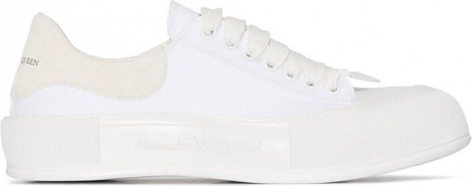 Alexander McQueen Deck Plimsoll sneakers Wit