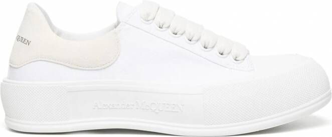 Alexander McQueen Deck Plimsoll sneakers Wit